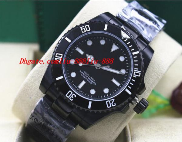 

Высокое качество роскошные наручные часы из нержавеющей стали PVD 114060, черный цифе