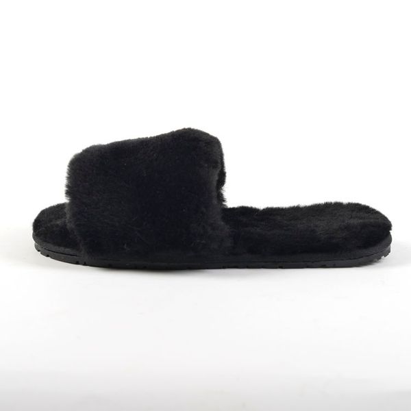 

kids slippers fur home boys & girls warm comfortable fluffy anti-slip shoes indoor child slipper wear for kids soft sole size 22-40, Black;grey