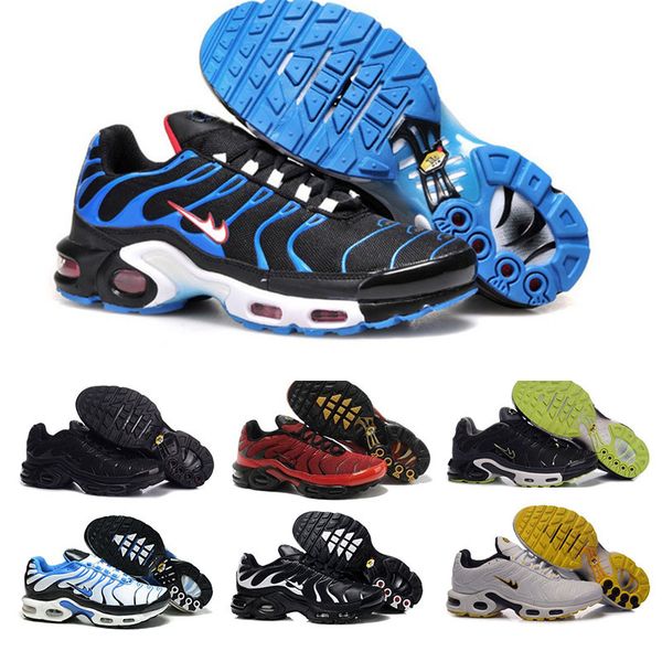 

60 colors wholesale tn men's casual shoes sport footwear sneakers trainers shoes size 7-12, Black