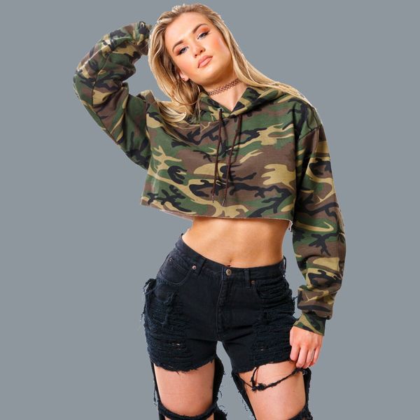 sudadera militar mujer