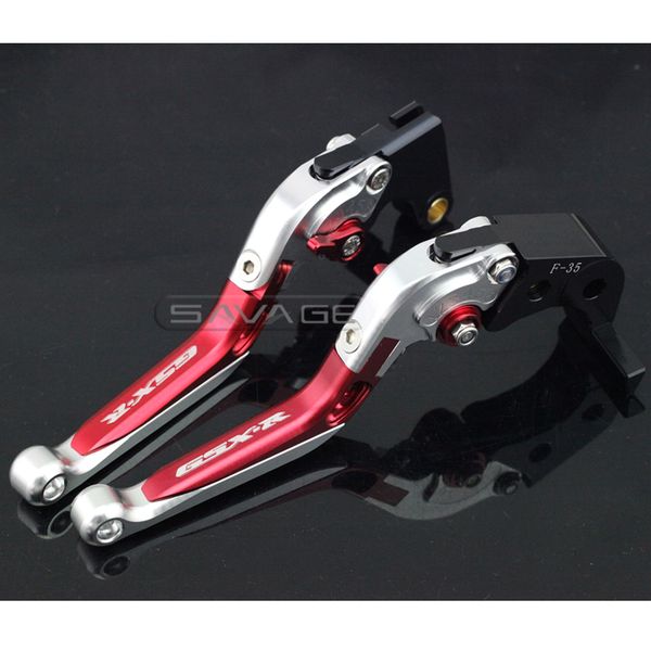 extensibles Palancas de embrague de freno para Suzuki GSXR-750 14 colores plegables