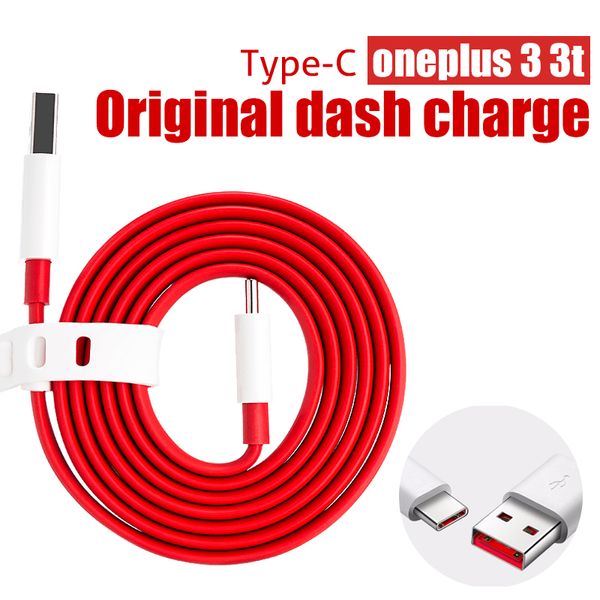 

100% Original ONEPLUS 3 3T DASH Cable 100CM 4A Fast charging cable sync data line for oneplus 3t USB 3.1 Round Cable