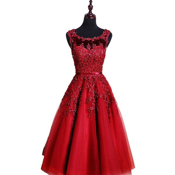 

2017 new lace short prom dresses appliques beads floor-length floor-length evening long formal party gown bm81, Black