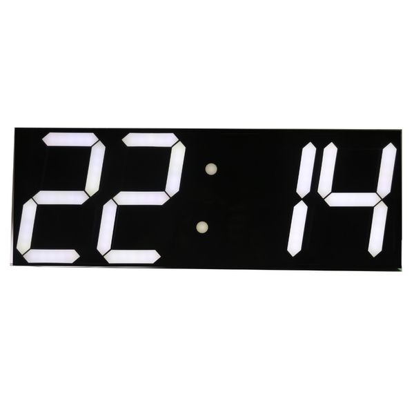 Atacado- frete grátis Grande relógio de parede digital led display controle remoto contagem regressiva despertador cronômetro moderno design grande