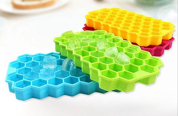 

горячая столовая diy мороженое инструменты силиконовые соты мороженое чайник кубик льда лоток