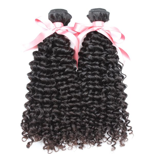 

100% бразильский человеческий волос Weave 8 "~ 30" 2PCS Продаем необработанный Remy волос Great