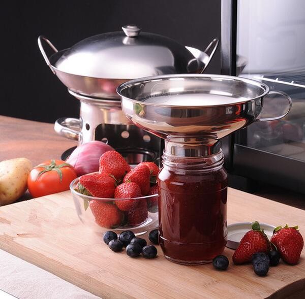 

домашний сад из нержавеющей стали широкий рот консервирования воронка бункер фильтр кухня кулинария инструменты