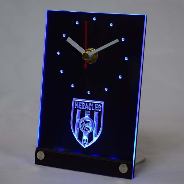 

wholesale-tnc1012 sc heracles almelo 1903 eredivisie 3d led table desk clock