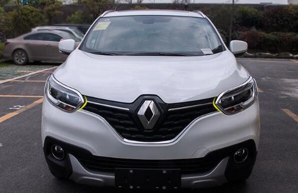 

abs chrome 2units headlight decotraion trim+4units taillight decoration trim for renault kadjar 2015