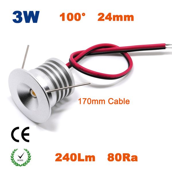 

treefores 18pcs оптовая цена ce rohs 3w 240lm круглый сад светодиодные лампы downlight light 80ra mini bridgelux наружное освещение вечеринк