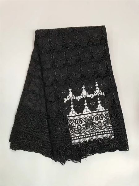 

royal blue selling french lace wholesale price african tulle cord lace embroidered lace fabric gysw-010, Black;white