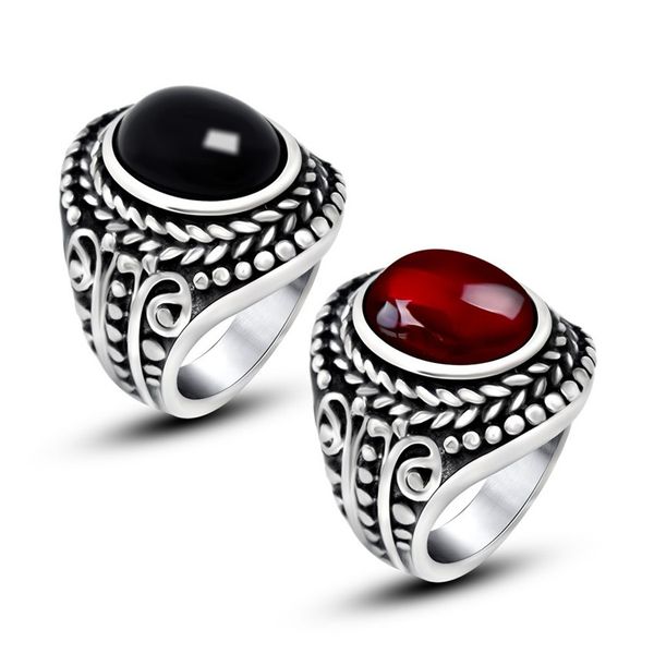 

Drop Доставка Тонкий Тотем Из Нержавеющей Литья Цветочные Агат Кольцо Ювелирные Из