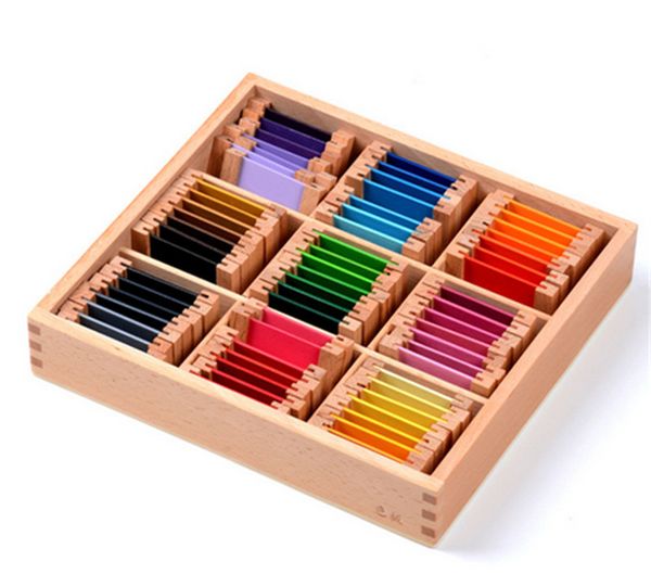 

новый деревянный детские игрушки монтессори дерево цвет tablet box дошкольное образование дошкольное обучение детские игрушки детские подарк