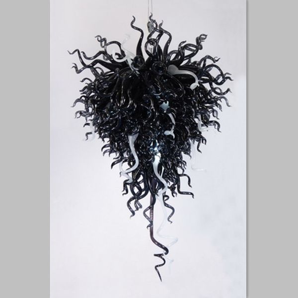 

black chandeliers art decor lights hand made blown glass chandelier crystal chandelier luminaire european chandeliers wedding light