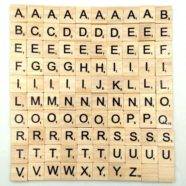 Scrabble Letter Values Chart