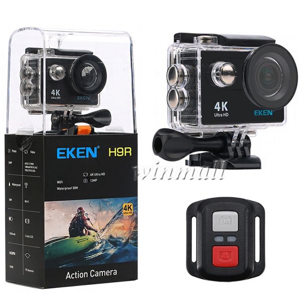 

New Package EKEN H9R Ultra HD 4K Action Camera 2.4G Remote Control 30M Waterproof 170 Degree Wide Lens 1080P/60pfs 720P/120P Sport Cam