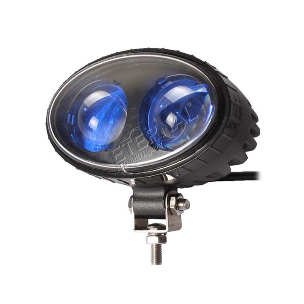 

2pcs 10w blue safety work light forklift warning led lamp oval warning lamp for construction industrial material handling