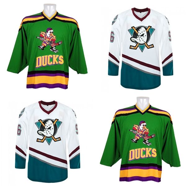 

2016 new 96 charlie conway jersey hockey jersey mighty ducks jerseys anaheim whitegreen - customized any name number swen on 4344, Black;red