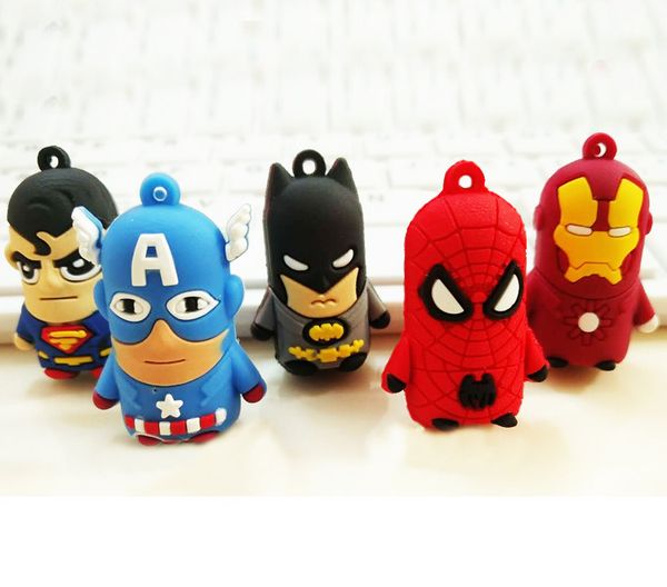 

Superheroe keychain the avenger iron man thor captain america batman piderman uperman pvc toy pendant key chain pend chri tma gift