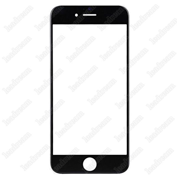500шт черный белый передний внешний сенсорный экран замена стекла для iPhone 6 6s Plus с инструментами бесплатно DHL