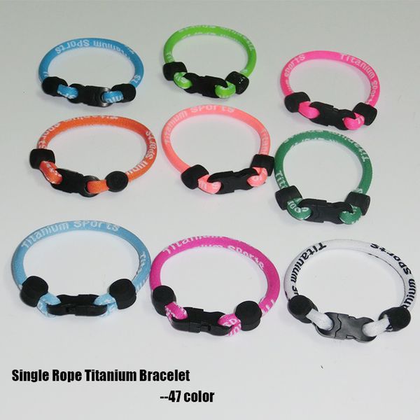

2017 ionic titanium sports bracelet, Golden;silver