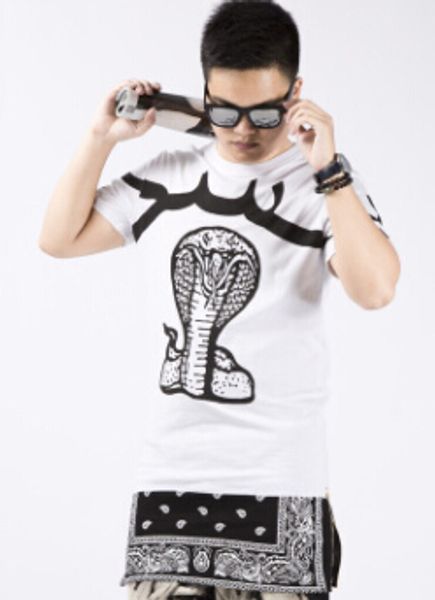 

black applique dolphin pink 2015 tshirt t-shirt cobra designer oversized ktz wholesale-mens men clothes cpcex