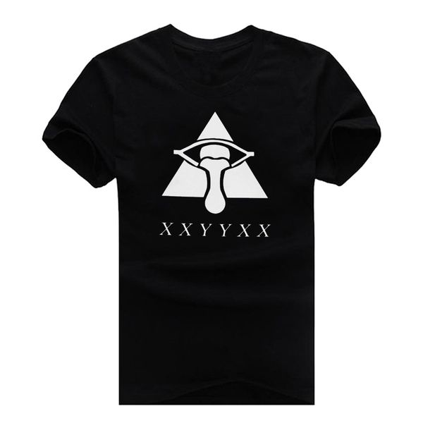

xxyyxx new fashion man t-shirt cotton o neck mens short sleeve mens tshirt male tees wholesale, White;black