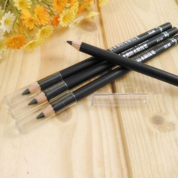 

wholesale-1pc brand new waterproof deep black eyeliner pencil pen wholesale very smooth makeup eye liner to eye ing