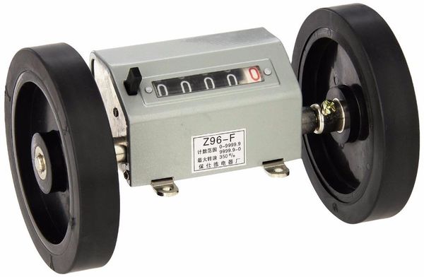 

hipping mechanical length counter meter counter rolling wheel 1-9999.9m