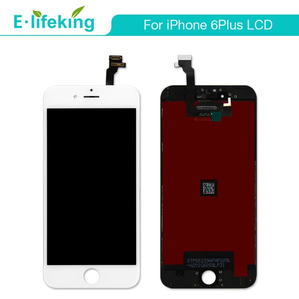 

Для iPhone 6 6 Plus ЖК-дисплей с сенсорным экраном дигитайзер в сборе нет битых пикселей черный белый цвет + бесплатный DHL для iPhone 6 6 P