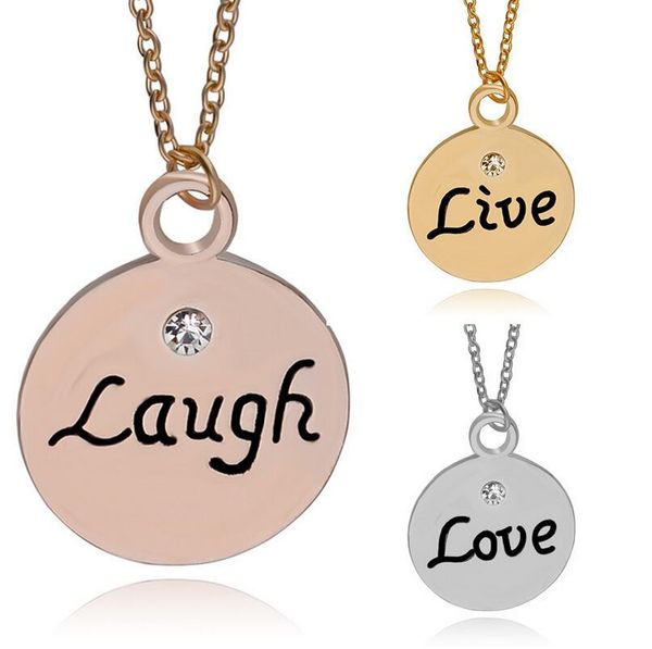

gift popular jewelry good friends friend girlfriend pendant necklace wfn463 (with chain) mix order 20 pieces a lot, Silver