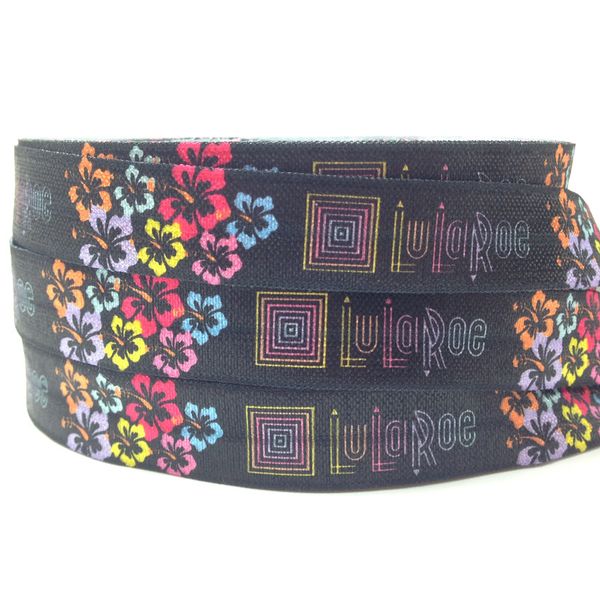 2019 100 Yards Good Quality Lularoe Hibiscus Print Fold Over