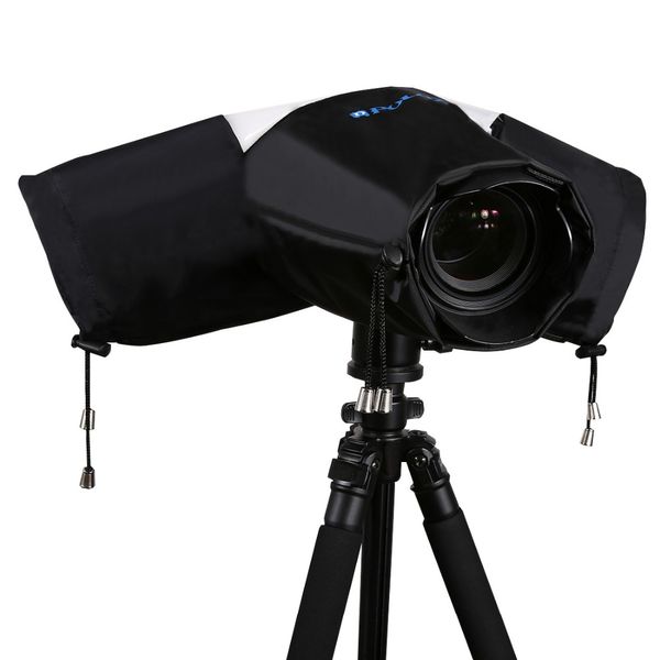 Nylon Impermeable Cubierta de la lluvia protección para Sony Canon Nikon DSLR Funda De Lluvia