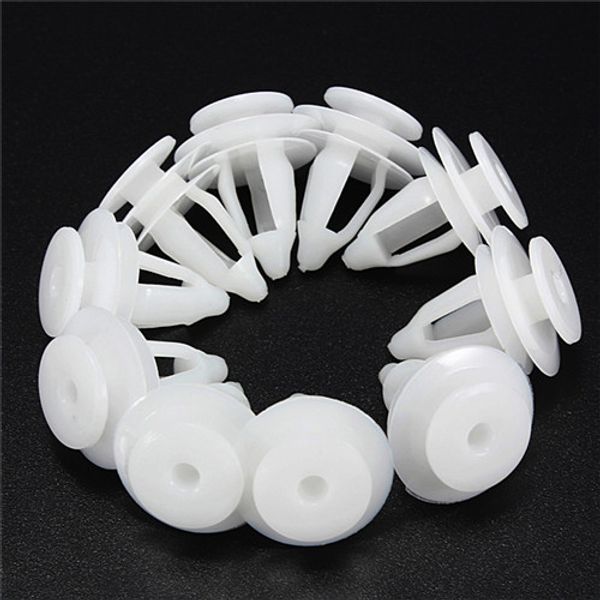 

10x white interior door moulding trim panel clip for citroen saxo xsara berlingo
