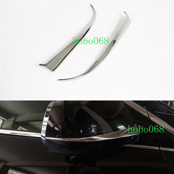 2xstainless Steel Rearview Mirror Decorative Trim For Cadillac Srx