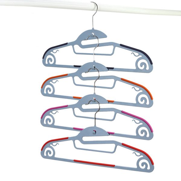 2019 42cm Functional Dry Wet Clothes Hangers With Hook Non Slip Thin Space Save Storage Racks Plastic Hanger For Coat Suit Skirts Trousers From