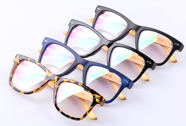 

wholesale- 2016 new optical glasses women men handmade wooden glasses reading bamboo eyeglasses wood frames oculos de grau n551, Silver
