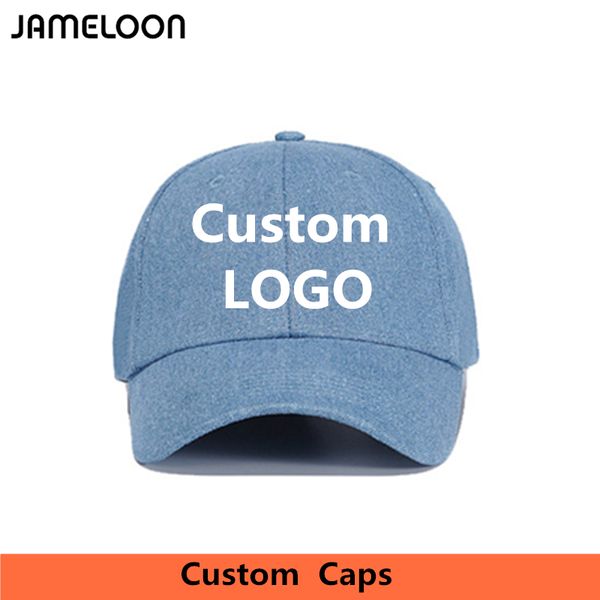 

zefit customink fashion custom made cap demin fabric jean cotton baseball cap customized embroidery design, Blue;gray