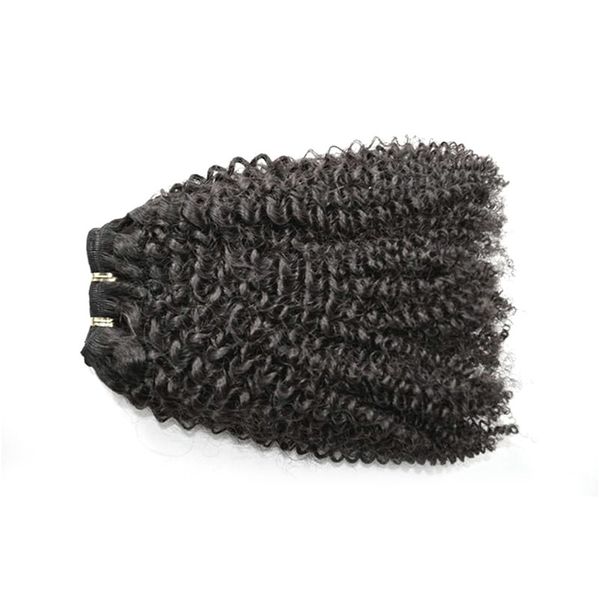 Brezilyalı kıvırcık saç örgü 1 adet bakire doğal afro kinky kıvırcık saç demetleri G-EASY saç