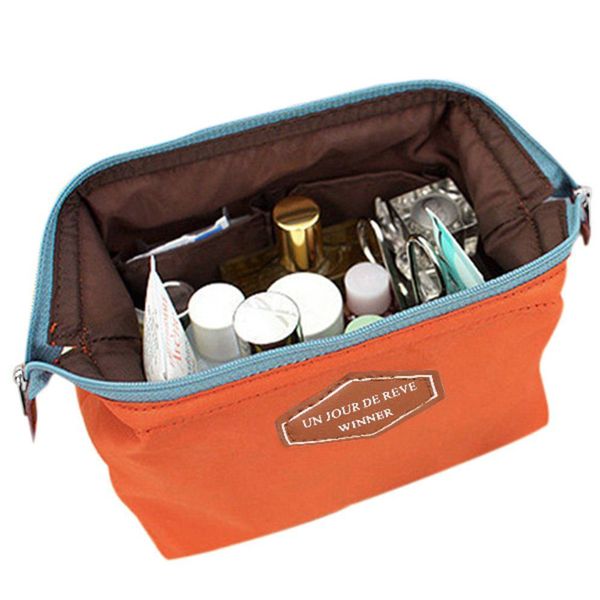 

wholesale- scyl beauty travel cosmetic bag pouch toiletry (orange