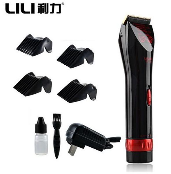 

[black ceramic] professional 15w men's electric hair trimmer titanium haircut baby hair clipper shaving cutting machine 110-240v