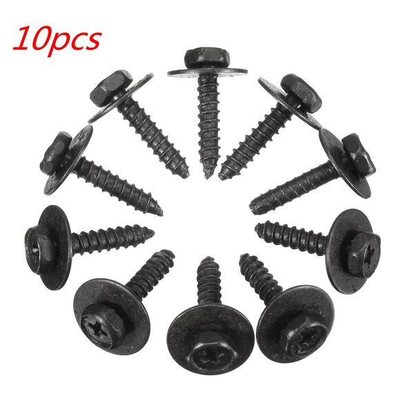 

10 шт / комплект самонарезающие таппер винт шайба комплект для bmw s-class a-class c-class e-class slk sl1996 - 2007