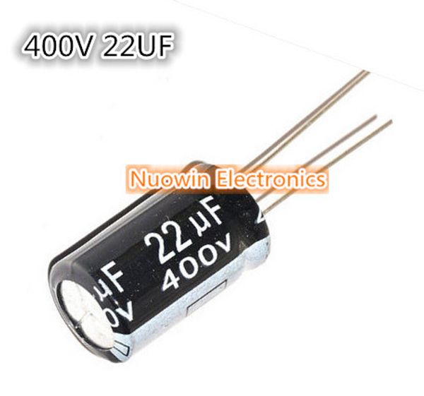 

wholesale- 20pcs 22uf 400v electrolytic capacitor 400v 22uf aluminum electrolytic capacitor 13x21mm