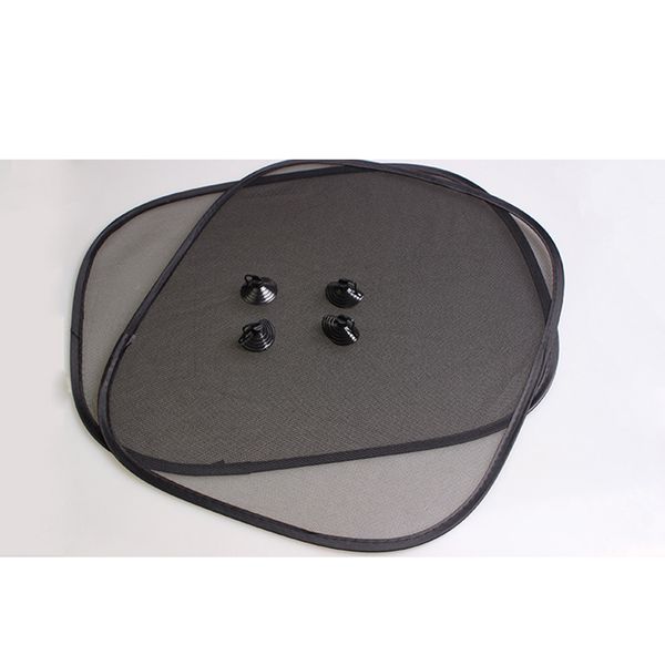 

Оптовое - 2 комплекта Black Car Sun Shade Side Заднее окно Sunshade Cover 44x36cm Экран экрана щитка коз
