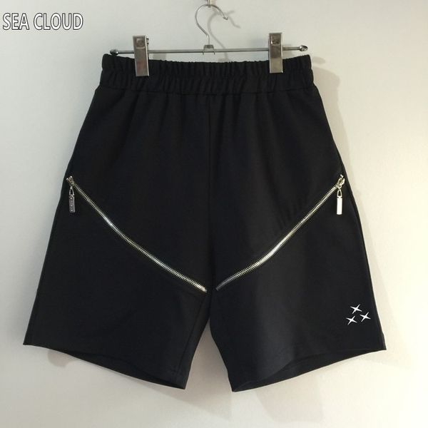

wholesale- sea cloud 2017 plus size xxl -8xl 100% cotton shorts elastic waist casual short men beach short trousers, White;black
