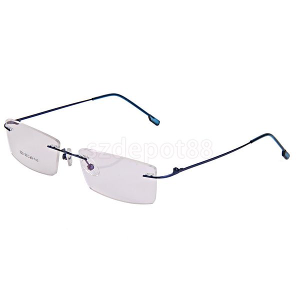 

wholesale- fashion metal rimless eye glasses eyeglasses frame lightweight, Silver
