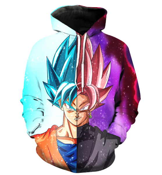 

dragon ball новые моды для женщин / мужчин аниме гоку harajuku стиль смешные 3d печати случайные толстовки унисекс плюс размер kk70, Black