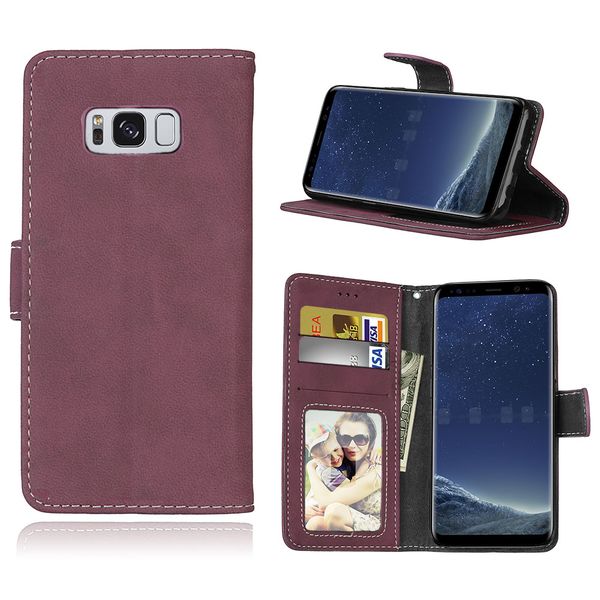 

retro scrub 3 card slot wallet phone cover tpu case for iphone 4 5 6 7 6plus 7plus samsung s7 s7edge s8 s8plus j9 j7 j5 j3 huawei honor