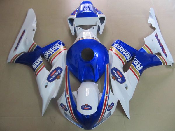 

injection molding selling fairing kit for honda cbr1000rr 06 07 white blue fairings set cbr1000rr 2006 2007 ot13