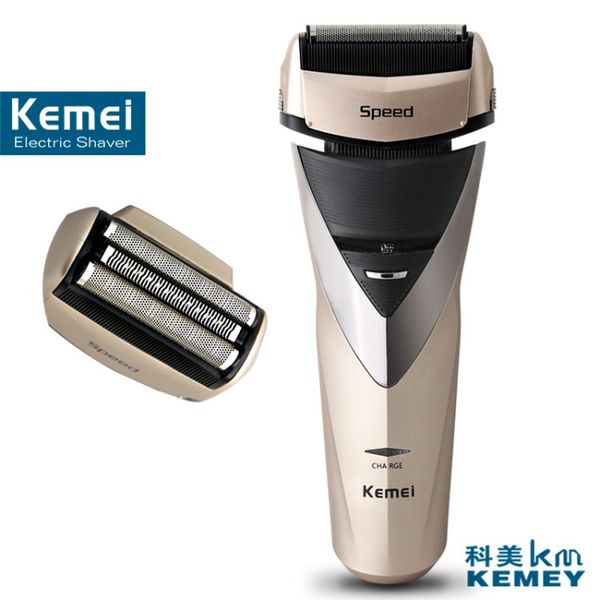 

kemei factory direct beauty body wash twin blade cutter head men face care shaver razor electric rechargeable shaveing for man